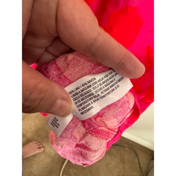 NWT Kate Spade for Target Pink Floral Midi Dress Women’s XL Statement Colorful - Picture 11 of 12